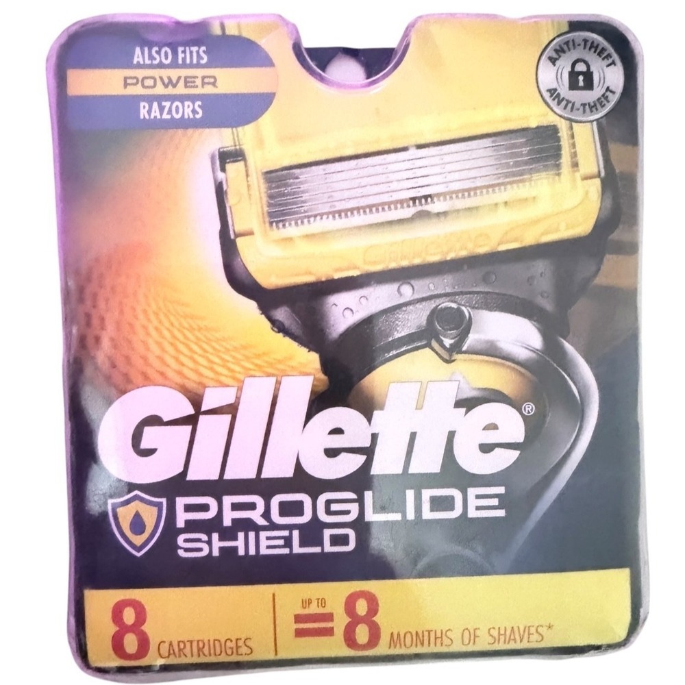 8 Gillette Fusion Proshield Razor Blades Flexball Power Shaver Refill Cartridges